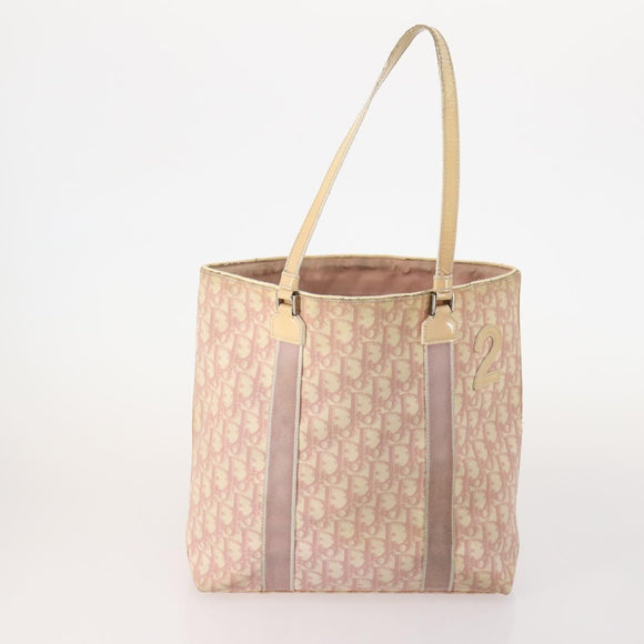 Christian Dior Trotter Canvas Shoulder Bag 7 Set Pink Navy Brown Auth 174985