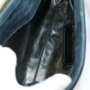 Salvatore Ferragamo Hand Bag Suede Leather 5 Set Black Navy Auth 174986-14