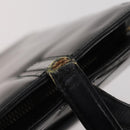 Salvatore Ferragamo Hand Bag Suede Leather 5 Set Black Navy Auth 174986-7