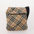 Burberrys Burberry Nova Check Hand Bag Nylon 5 Set Beige Auth 174988-16