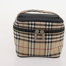 Burberrys Burberry Nova Check Hand Bag Nylon 5 Set Beige Auth 174988-21