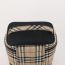 Burberrys Burberry Nova Check Hand Bag Nylon 5 Set Beige Auth 174988-23