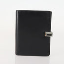 GUCCI GG Canvas Pouch Leather 5 Set Black Beige Auth 174994-12