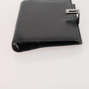 GUCCI GG Canvas Pouch Leather 5 Set Black Beige Auth 174994-15