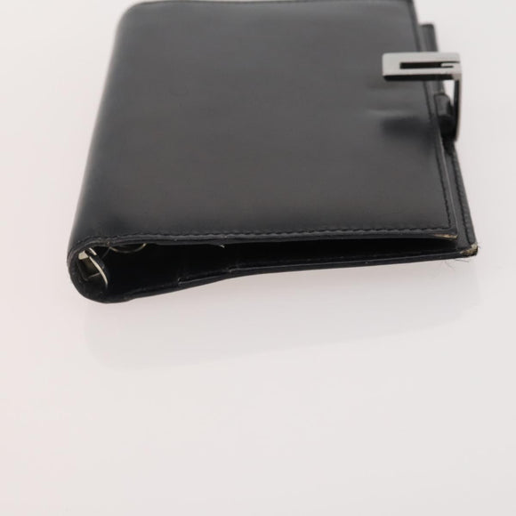 GUCCI GG Canvas Pouch Leather 5 Set Black Beige Auth 174994