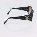 Christian Dior Chanel Sunglasses plastic 2 Set Brown Black Auth 174998-12