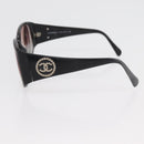 Christian Dior Chanel Sunglasses plastic 2 Set Brown Black Auth 174998-13