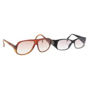 Christian Dior Chanel Sunglasses plastic 2 Set Brown Black Auth 174998-1