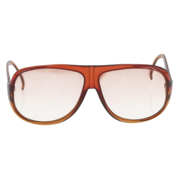 Christian Dior Chanel Sunglasses plastic 2 Set Brown Black Auth 174998