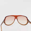 Christian Dior Chanel Sunglasses plastic 2 Set Brown Black Auth 174998-3