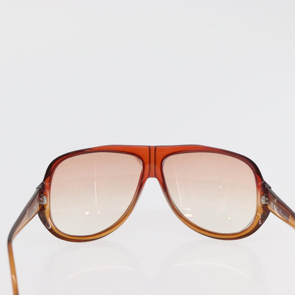 Christian Dior Chanel Sunglasses plastic 2 Set Brown Black Auth 174998