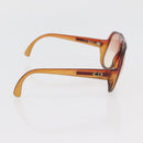 Christian Dior Chanel Sunglasses plastic 2 Set Brown Black Auth 174998-6