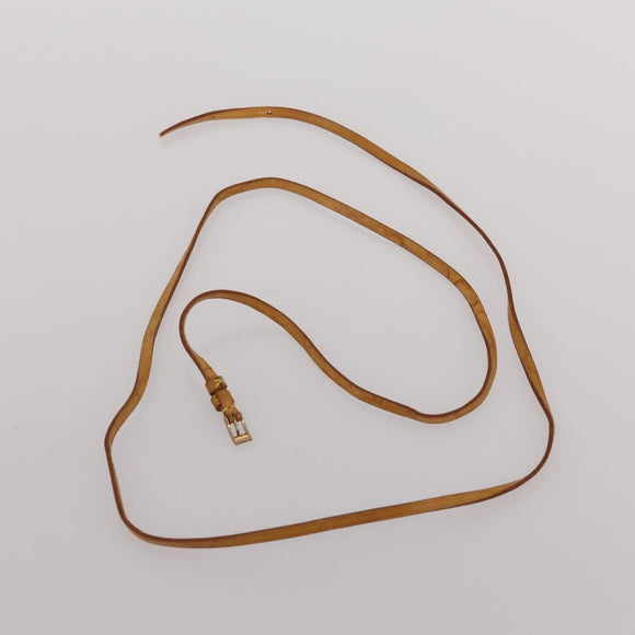 LOUIS VUITTON Monogram Belt Leather 4 Set Beige LV Auth 174999