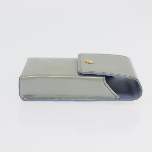 LOUIS VUITTON Vernis Cigarette Case 4 Set Bronze Pink Lavand LV Auth 175001