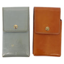 LOUIS VUITTON Vernis Cigarette Case 4 Set Bronze Pink Lavand LV Auth 175001-2