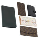 LOUIS VUITTON Monogram Epi Multicolor Wallet 5 Set Black White LV Auth 175002-1