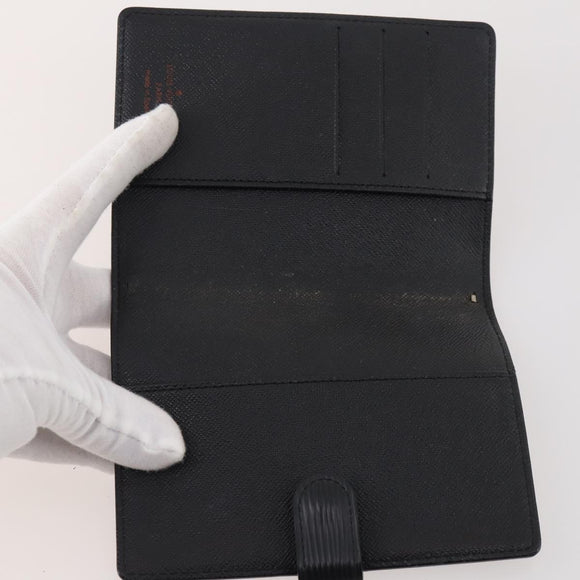 LOUIS VUITTON Monogram Epi Multicolor Wallet 5 Set Black White LV Auth 175002