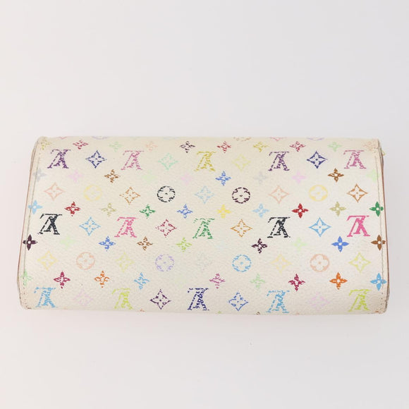 LOUIS VUITTON Monogram Epi Multicolor Wallet 5 Set Black White LV Auth 175002
