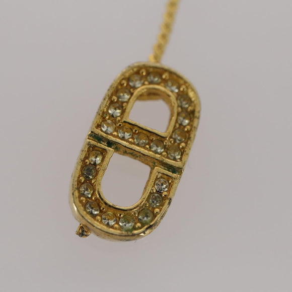 Christian Dior Necklace metal 4 Set Gold Auth 175004