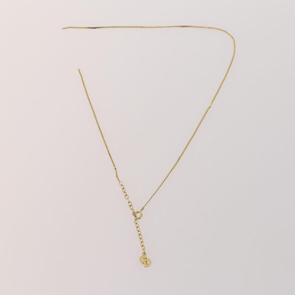 Christian Dior Necklace metal 4 Set Gold Auth 175004