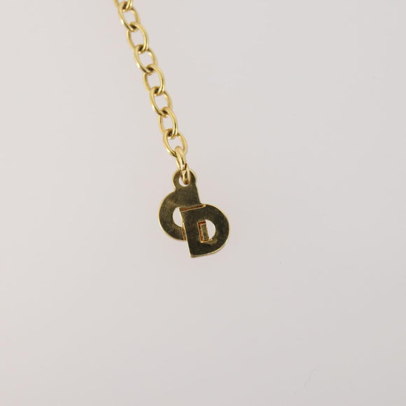 Christian Dior Necklace metal 4 Set Gold Auth 175004