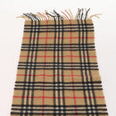 Burberrys Burberry Nova Check Scarf Cashmere 2 Set Black Beige Auth 175006-8