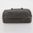 LOUIS VUITTON Monogram Mat Hand Bag 2 Set Black Navy LV Auth 175009-15