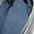 LOUIS VUITTON Monogram Mat Hand Bag 2 Set Black Navy LV Auth 175009-9
