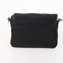GUCCI Micro GG Canvas GG Canvas Shoulder Bag Suede 5 Set Black beige Auth 175014-13