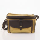 GUCCI Micro GG Canvas GG Canvas Shoulder Bag Suede 5 Set Black beige Auth 175014-24