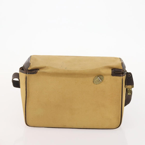 GUCCI Micro GG Canvas GG Canvas Shoulder Bag Suede 5 Set Black beige Auth 175014