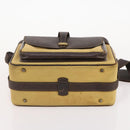 GUCCI Micro GG Canvas GG Canvas Shoulder Bag Suede 5 Set Black beige Auth 175014-28