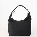 GUCCI Micro GG Canvas GG Canvas Shoulder Bag Suede 5 Set Black beige Auth 175014-3