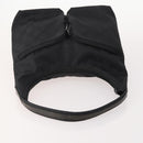 GUCCI Micro GG Canvas GG Canvas Shoulder Bag Suede 5 Set Black beige Auth 175014-4