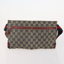 GUCCI GG Canvas Schultertasche 5er Set Schwarz Navy Beige Auth 175015-13
