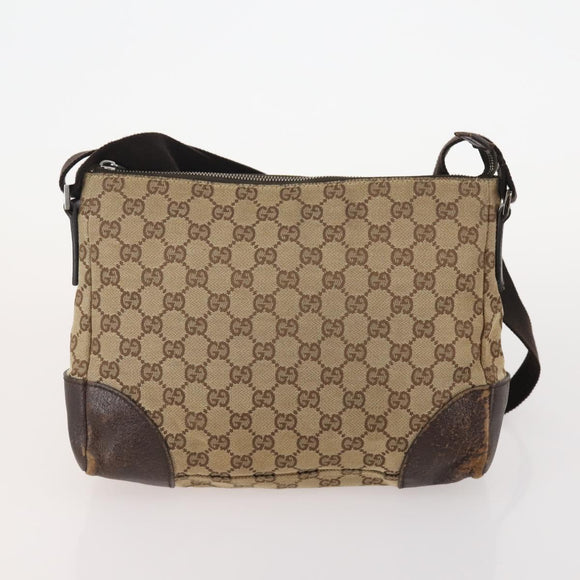 GUCCI GG Canvas Schultertasche 5er Set Schwarz Navy Beige Auth 175015