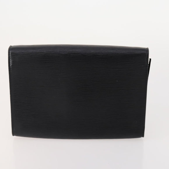 LOUIS VUITTON Epi Clutch Bag 4 Set Black Brown beige LV Auth 175017