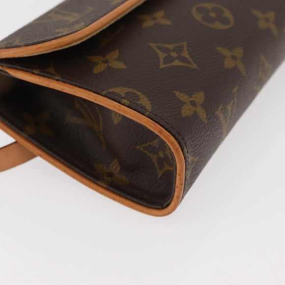 LOUIS VUITTON Monogram Pochette Florentine Waist bag M51855 LV Auth 175033A