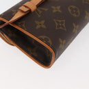 LOUIS VUITTON Monogram Pochette Florentine Waist bag M51855 LV Auth 175033A-15