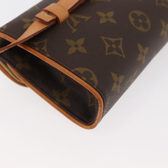 LOUIS VUITTON Monogram Pochette Florentine Waist bag M51855 LV Auth 175033A
