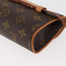 LOUIS VUITTON Monogram Pochette Florentine Waist bag M51855 LV Auth 175033A-16