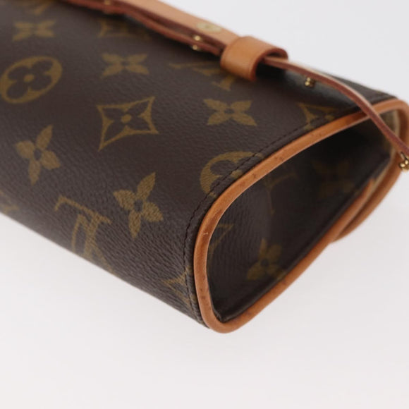 LOUIS VUITTON Monogram Pochette Florentine Waist bag M51855 LV Auth 175033A