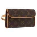 LOUIS VUITTON Monogram Pochette Florentine Waist bag M51855 LV Auth 175033A-1