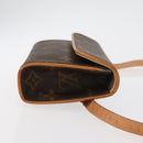 LOUIS VUITTON Monogram Pochette Florentine Waist bag M51855 LV Auth 175033A-3