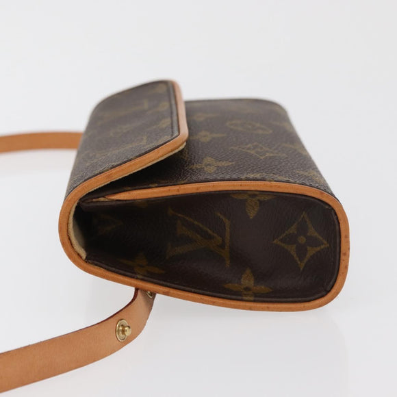 LOUIS VUITTON Monogram Pochette Florentine Waist bag M51855 LV Auth 175033A