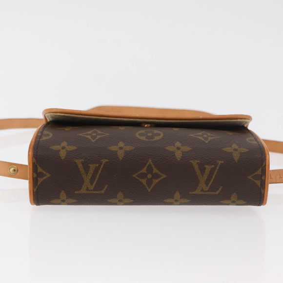LOUIS VUITTON Monogram Pochette Florentine Waist bag M51855 LV Auth 175033A