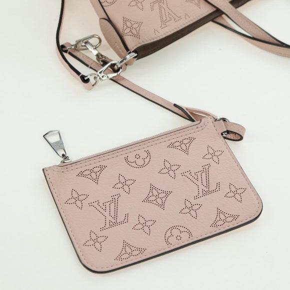 LOUIS VUITTON Mahina Blossom PM Handtasche Jasminrosa M23196 LV Auth 175037