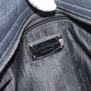 Salvatore Ferragamo Gancini Sofia Bag Leather 2way Black Silver Auth 175040A-19