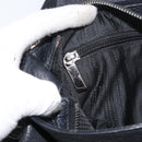 Salvatore Ferragamo Gancini Sofia Bag Leather 2way Black Silver Auth 175040A-23