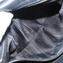 Salvatore Ferragamo Gancini Sofia Bag Leather 2way Black Silver Auth 175040A-24